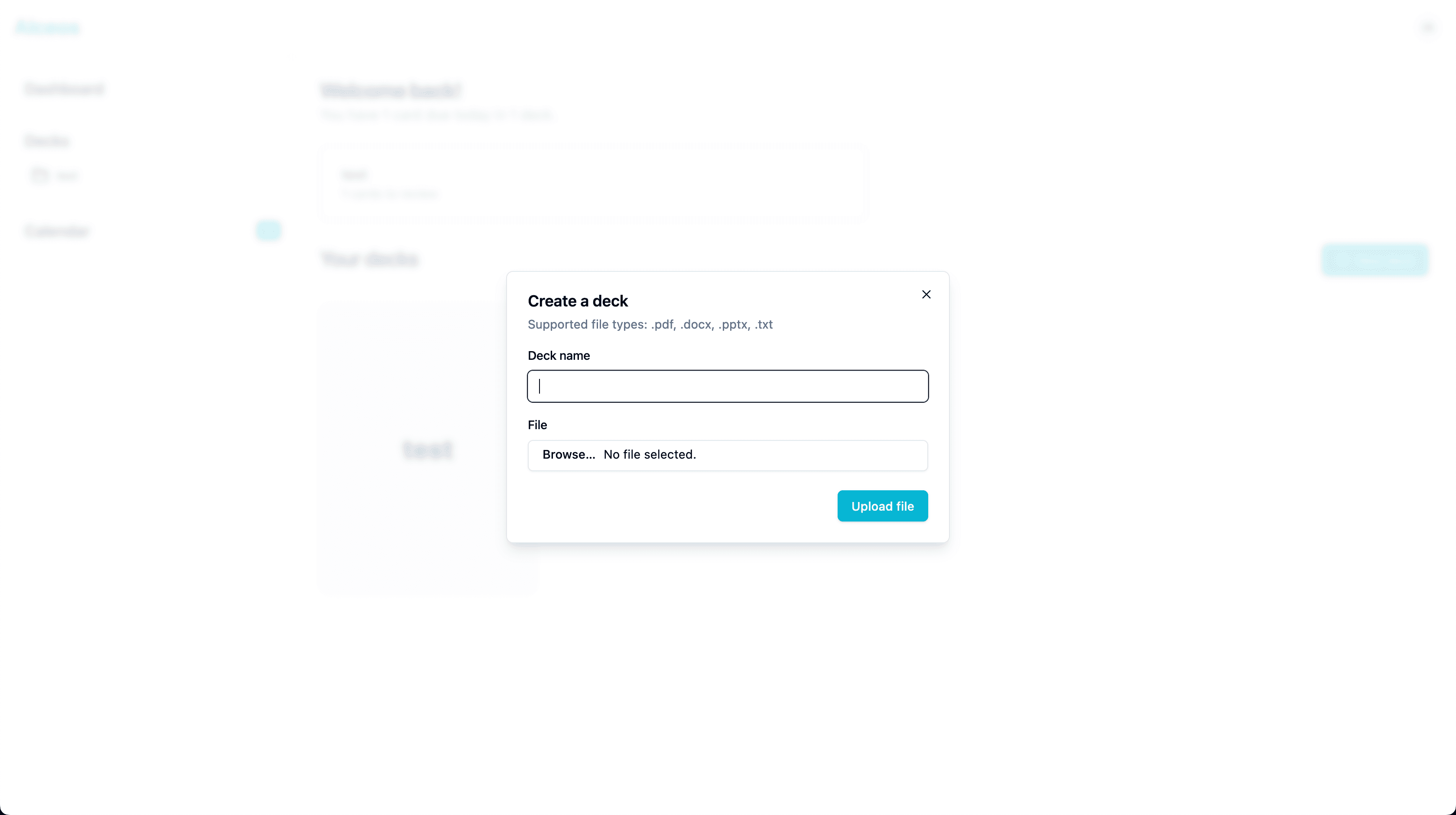 Inbox user interface
